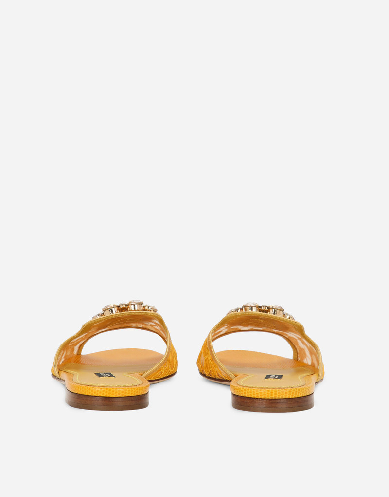Dolce & Gabbana Lace slip-ons with crystals outlook