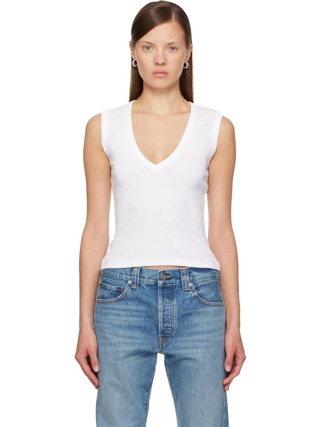 White Dewi Tank Top - 1