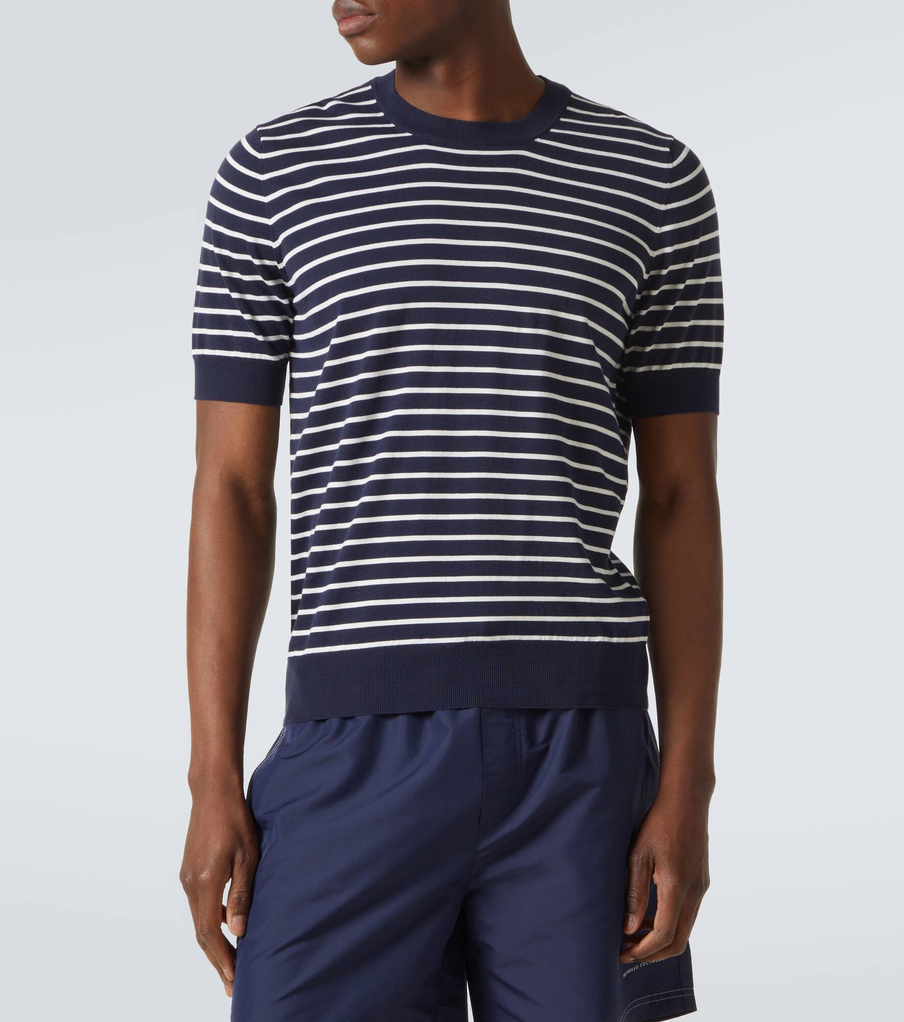 Striped cotton sweater - 3