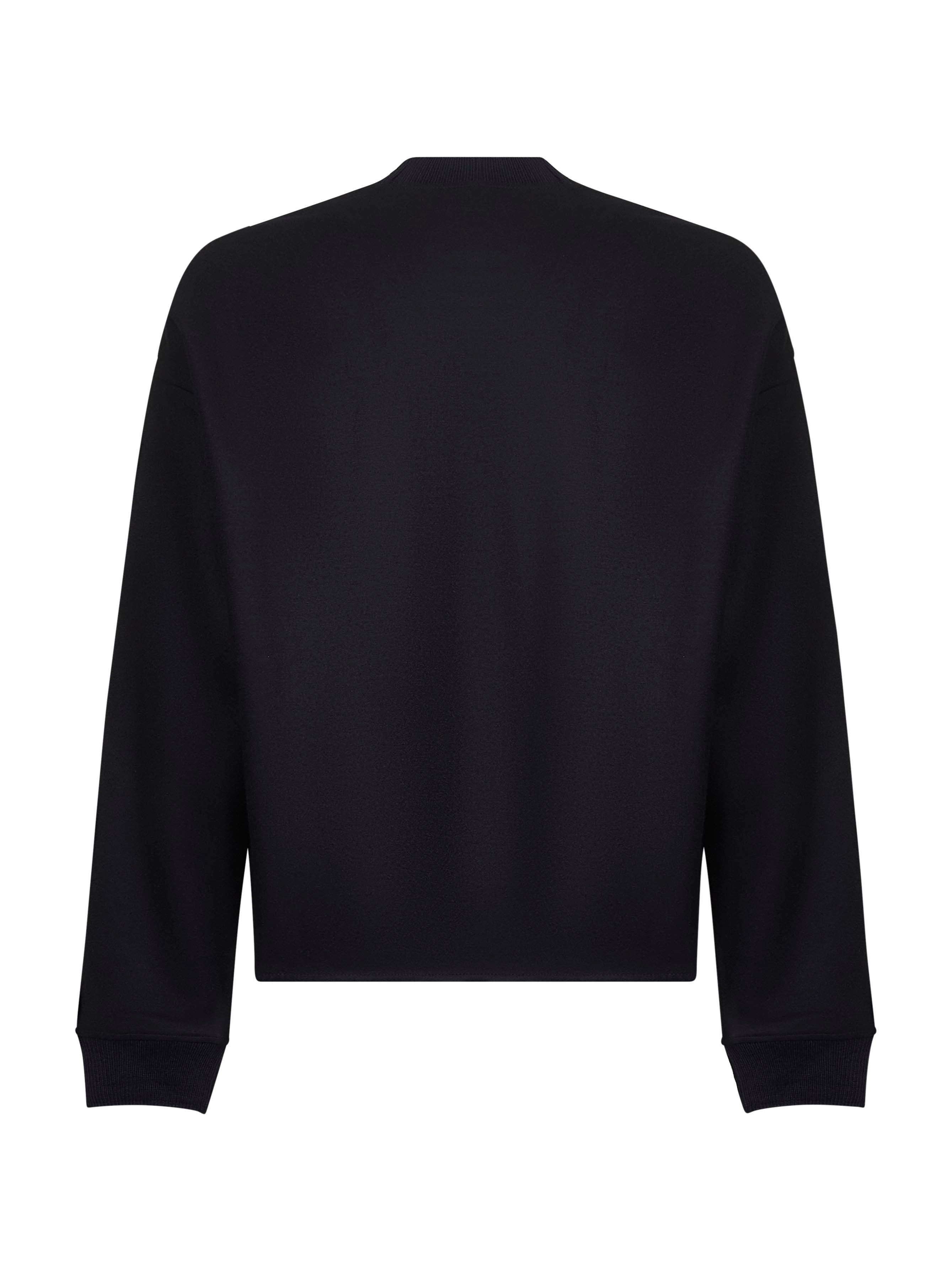 Jil Sander Men Blue Wool Jersey Sweatshirt - 2