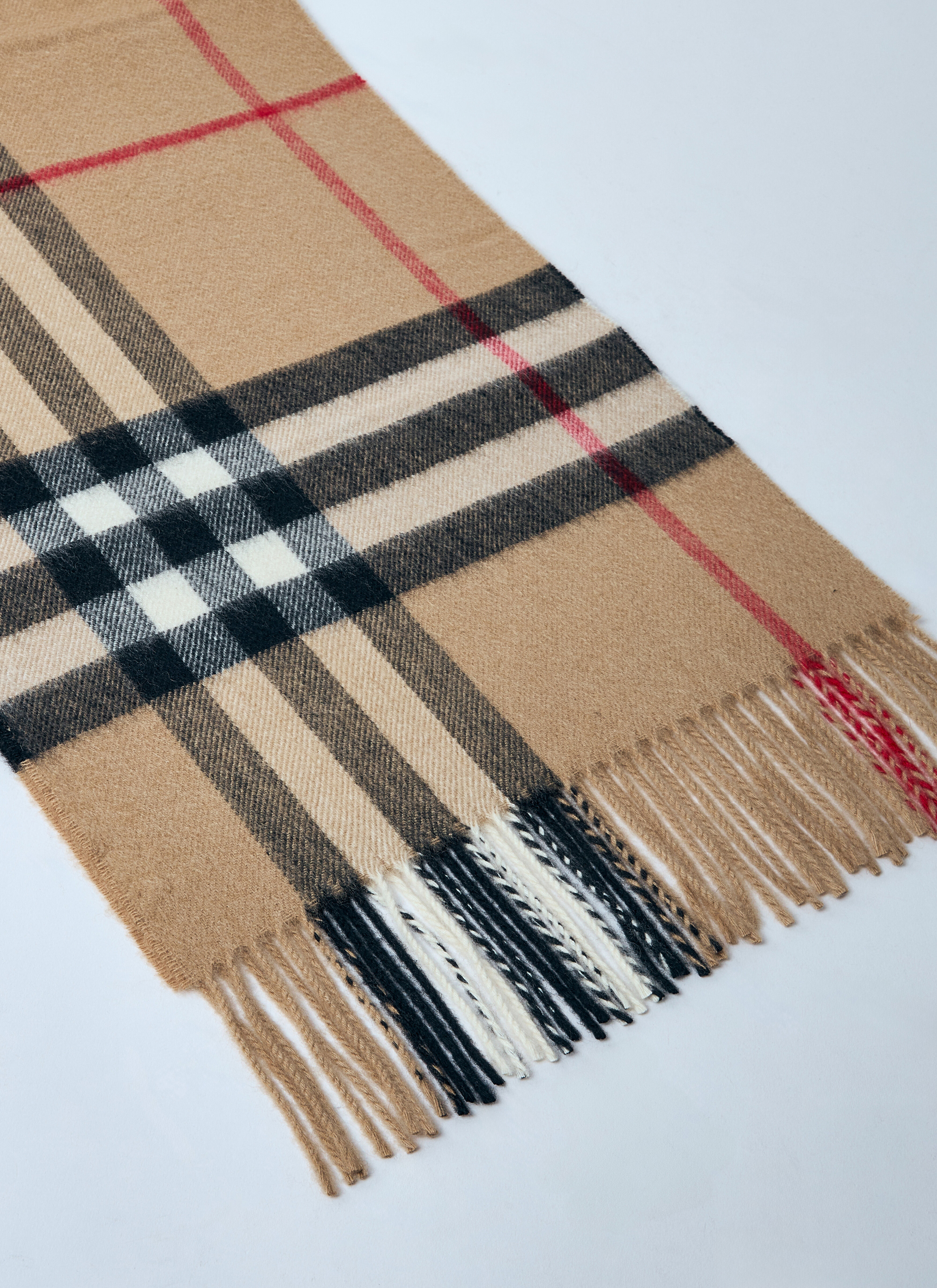 Giant Check Cashmere Scarf - 3