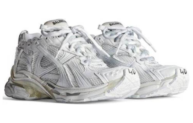 Balenciaga Cargo Sneakers 'Light Beige Microfiber and Mesh' 772774W3RMU9000 - 3