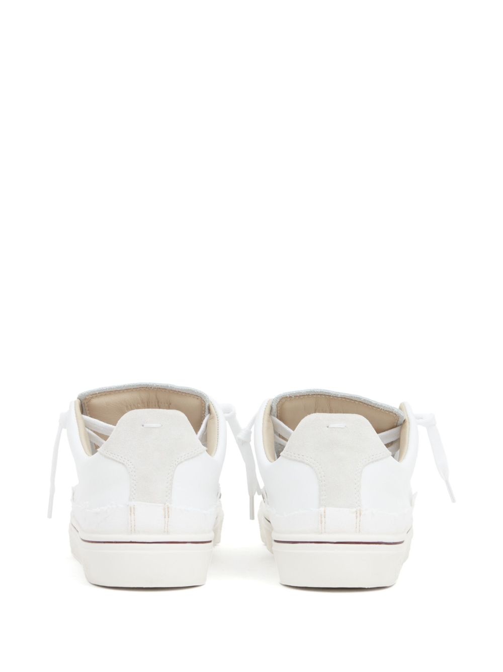 low-top lace-up sneakers - 3