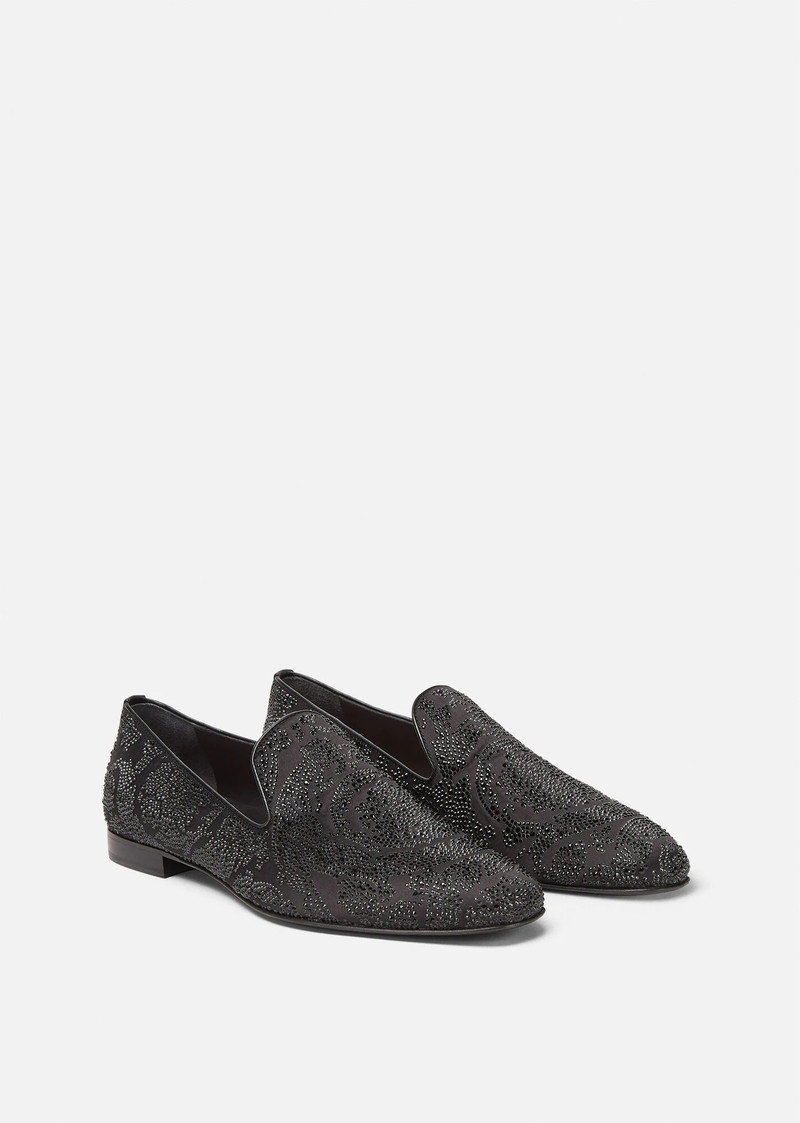 VERSACE Barocco Silhouette Crystal Slippers outlook