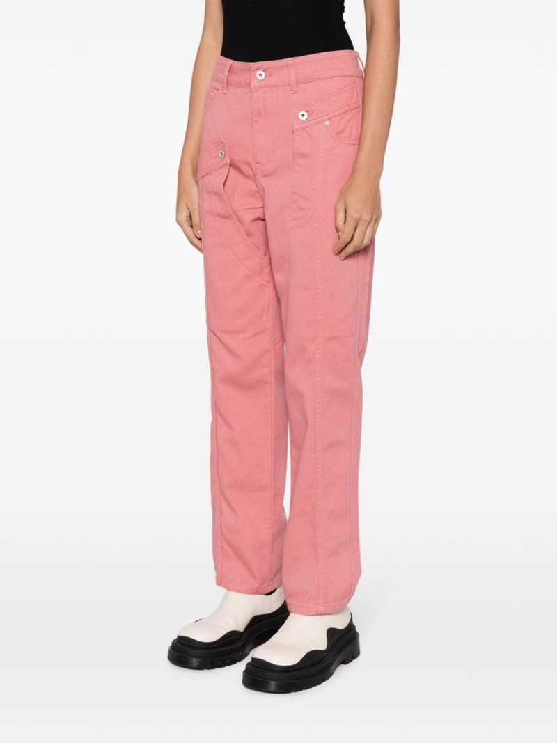 high-waist straight-leg jeans 3