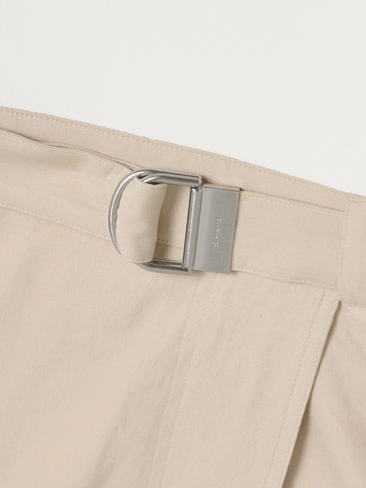 Camden Belted Linen-blend And Stretch-knit Midi Dress - 4