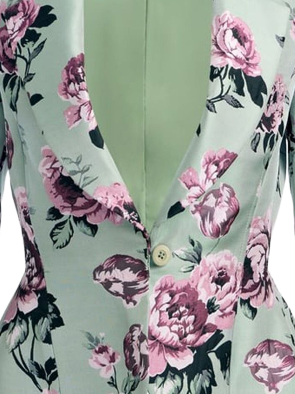 floral-print tailored blazer - 2