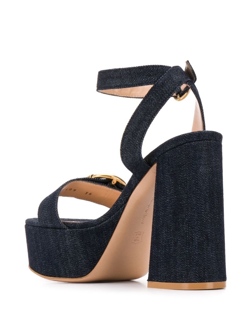 Zandra denim sandals - 3