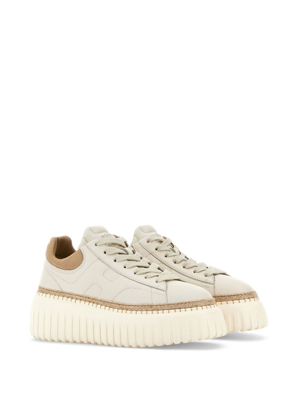 H-Stripes leather sneakers - 4