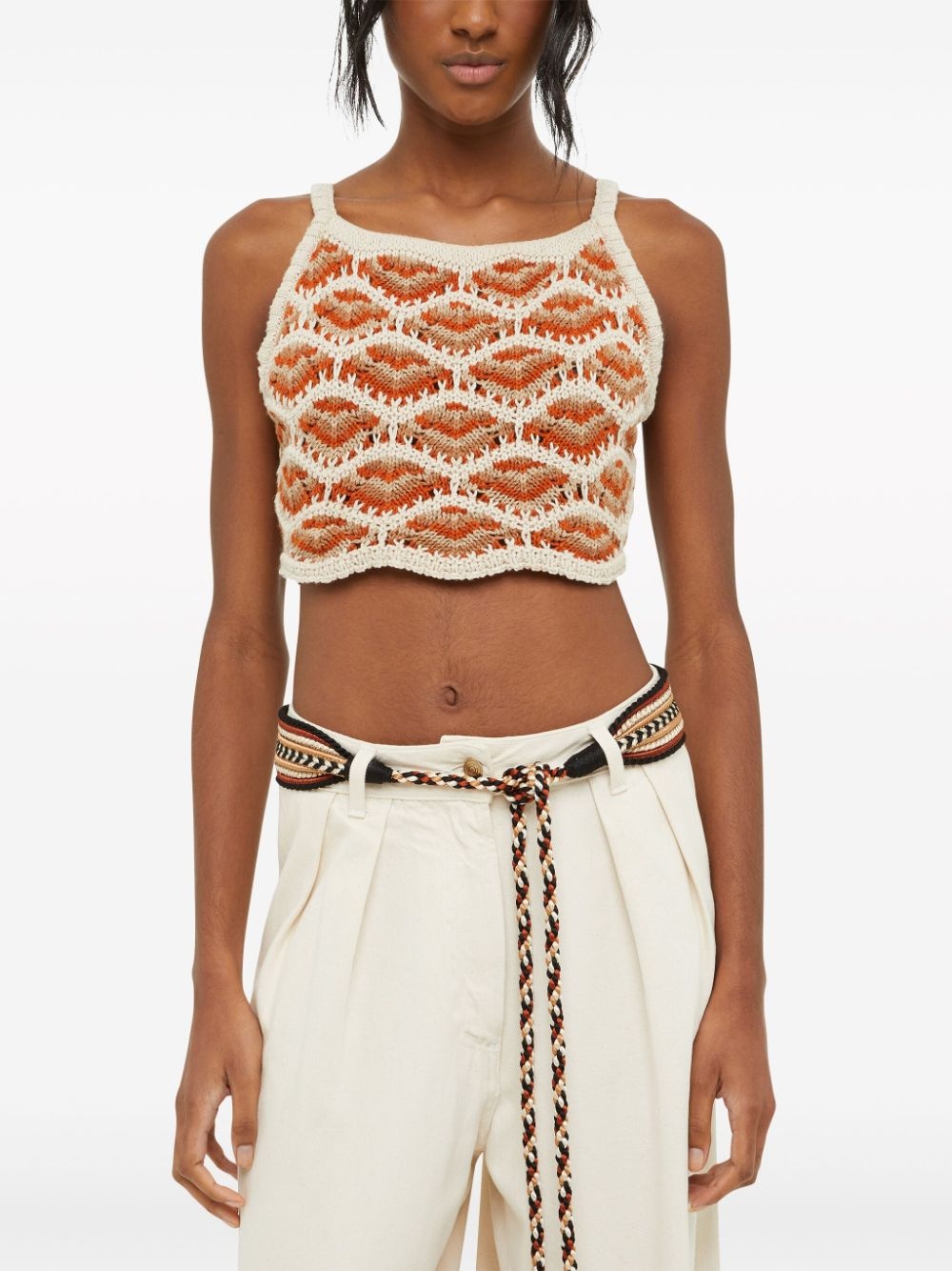 Hawa Mahal crochet-knit top - 5