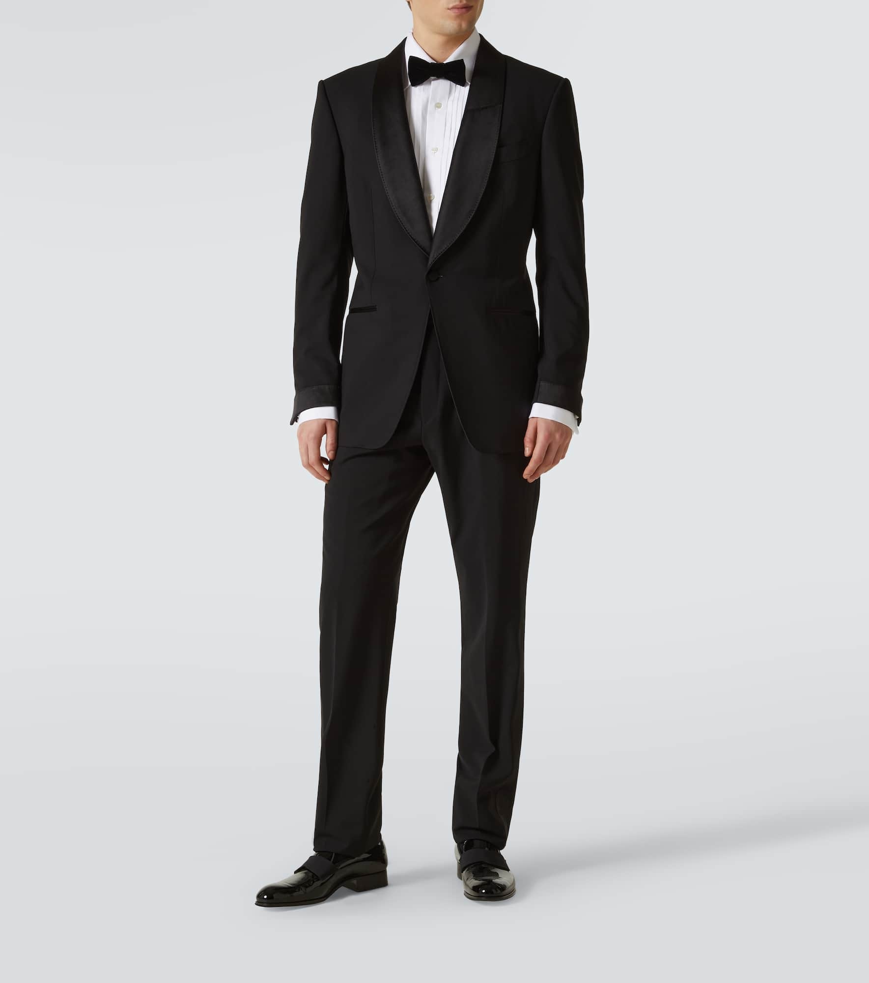 Cotton voile tuxedo shirt - 2