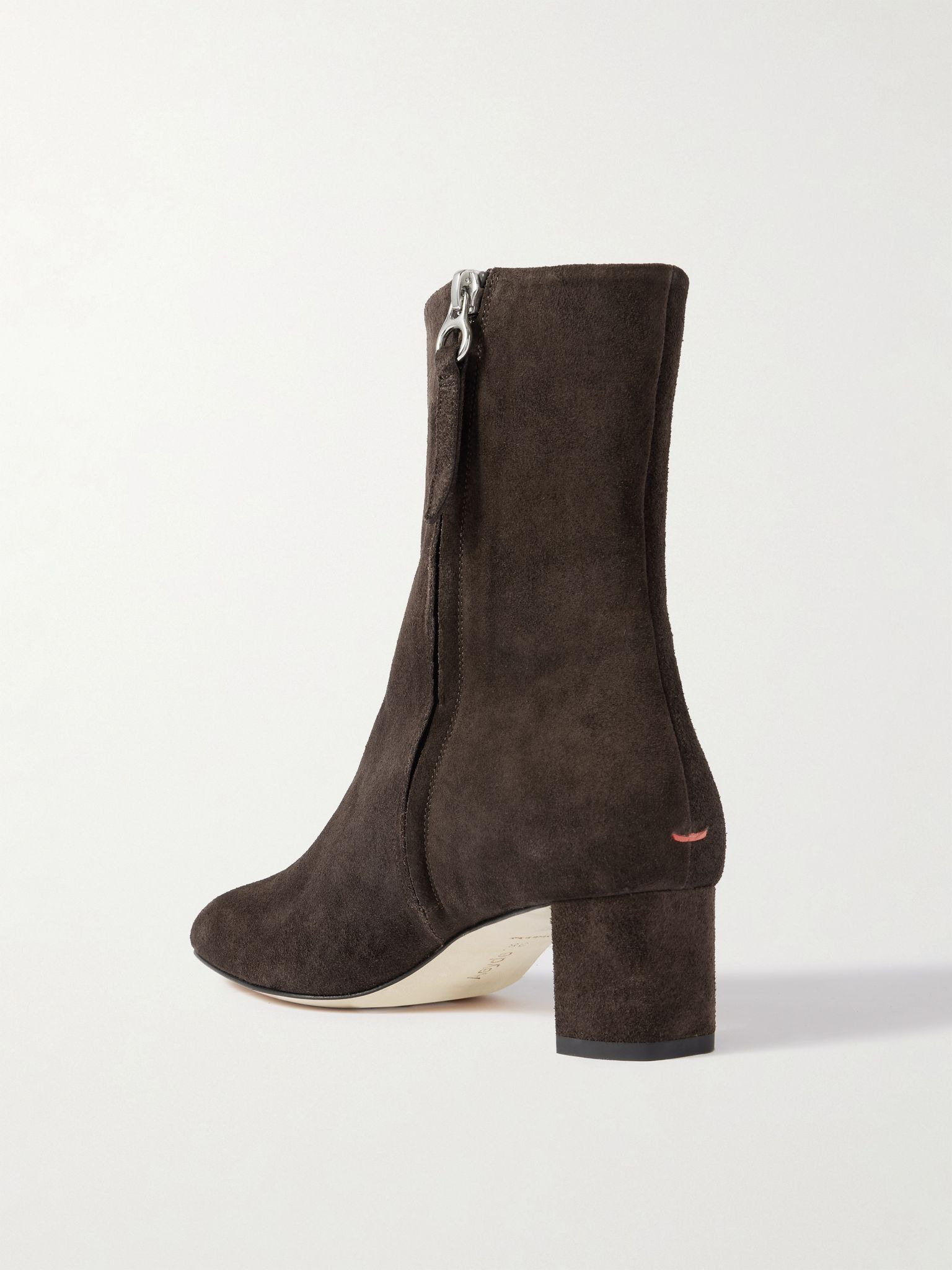 Millie suede ankle boots Dark brown - 3