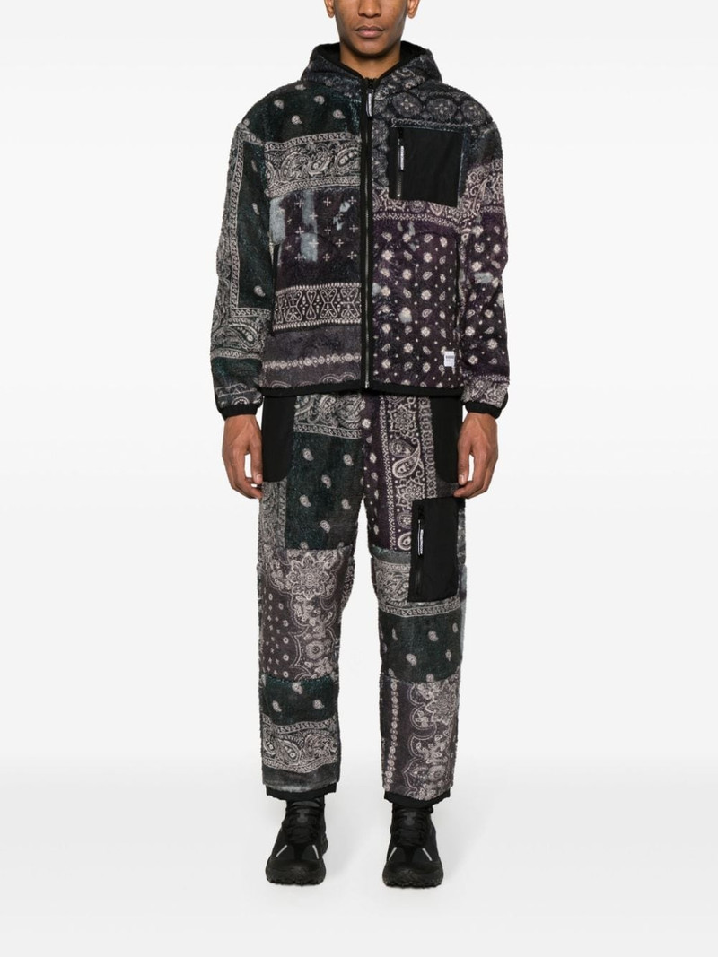 NEIGHBORHOOD bandana-print fleece track pants outlook