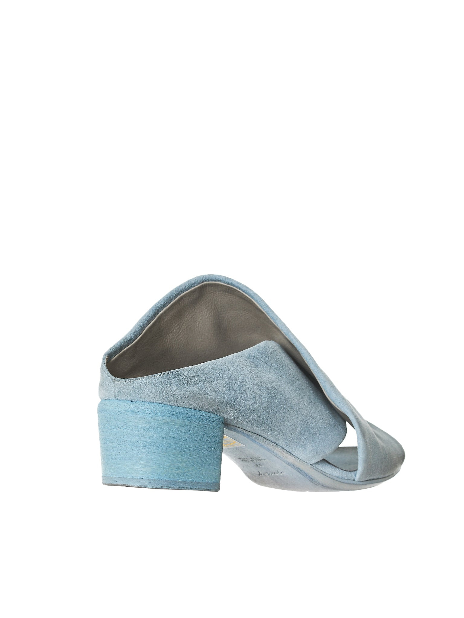 Suede Slip-On Heels - 3