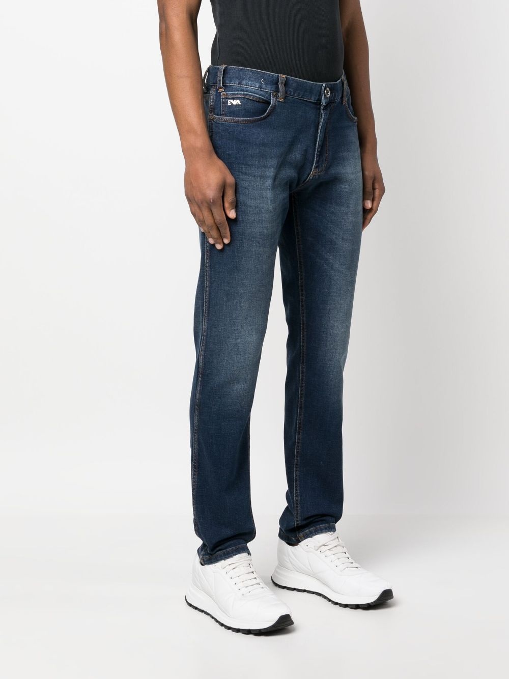 mid-rise straight-leg jeans - 3