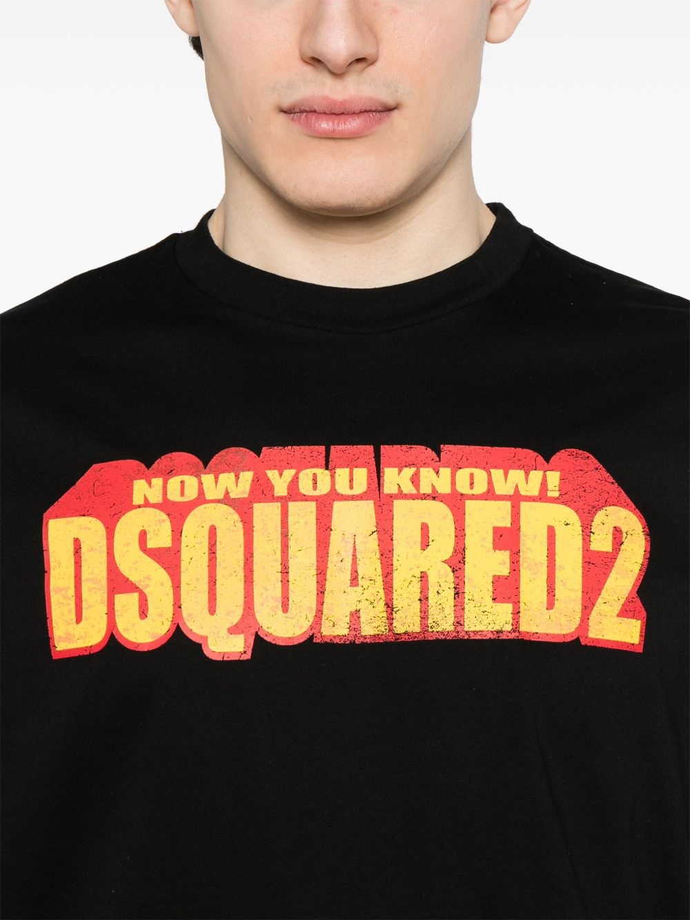slogan-print T-shirt - 4