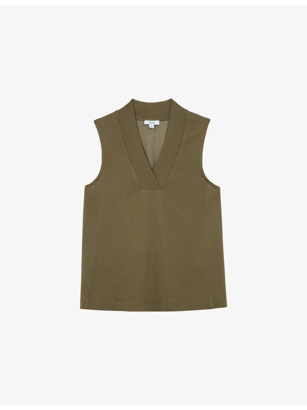 Miley V-Neck Woven Vest Top - 1