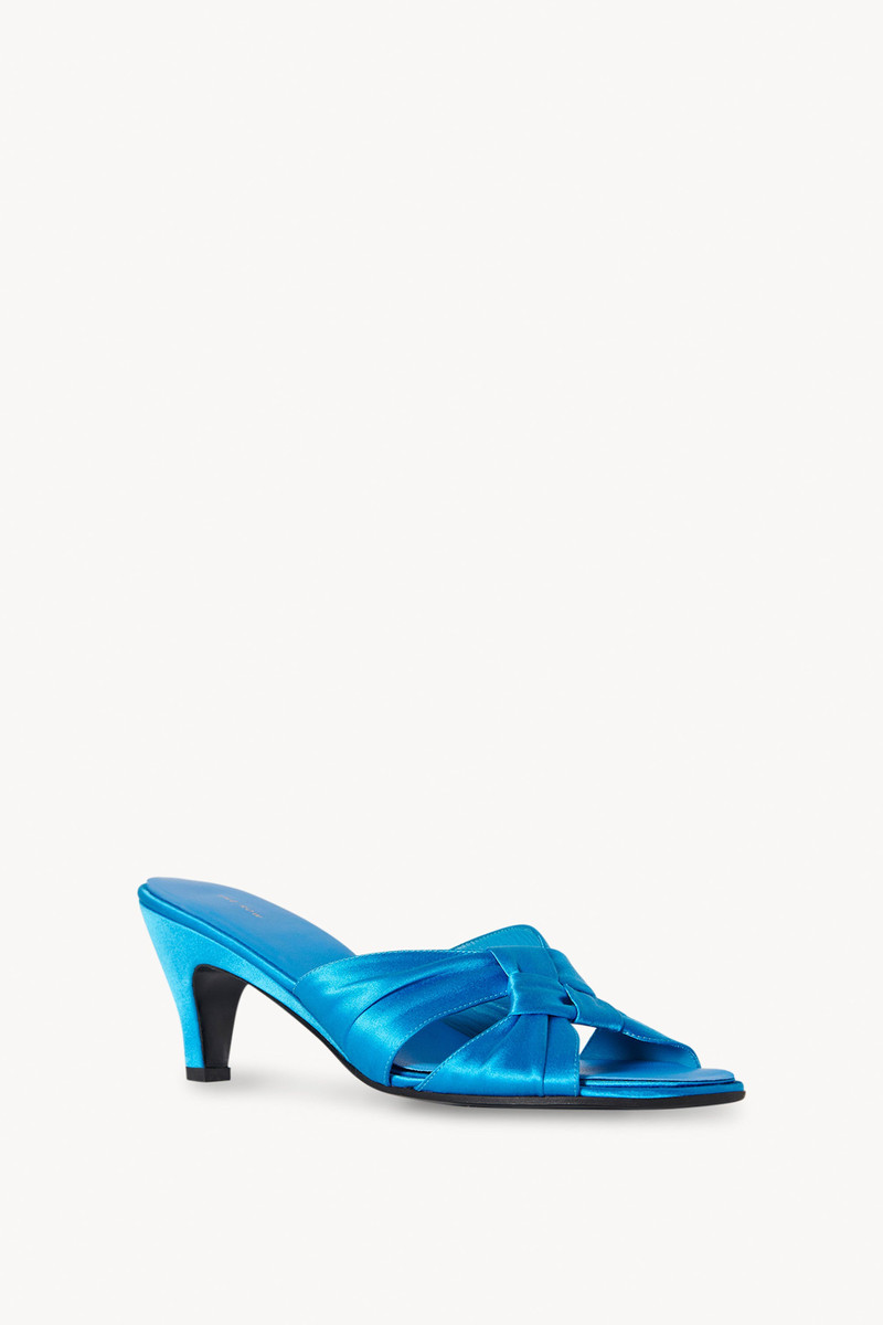 The Row Soft Knot Pump in Satin outlook