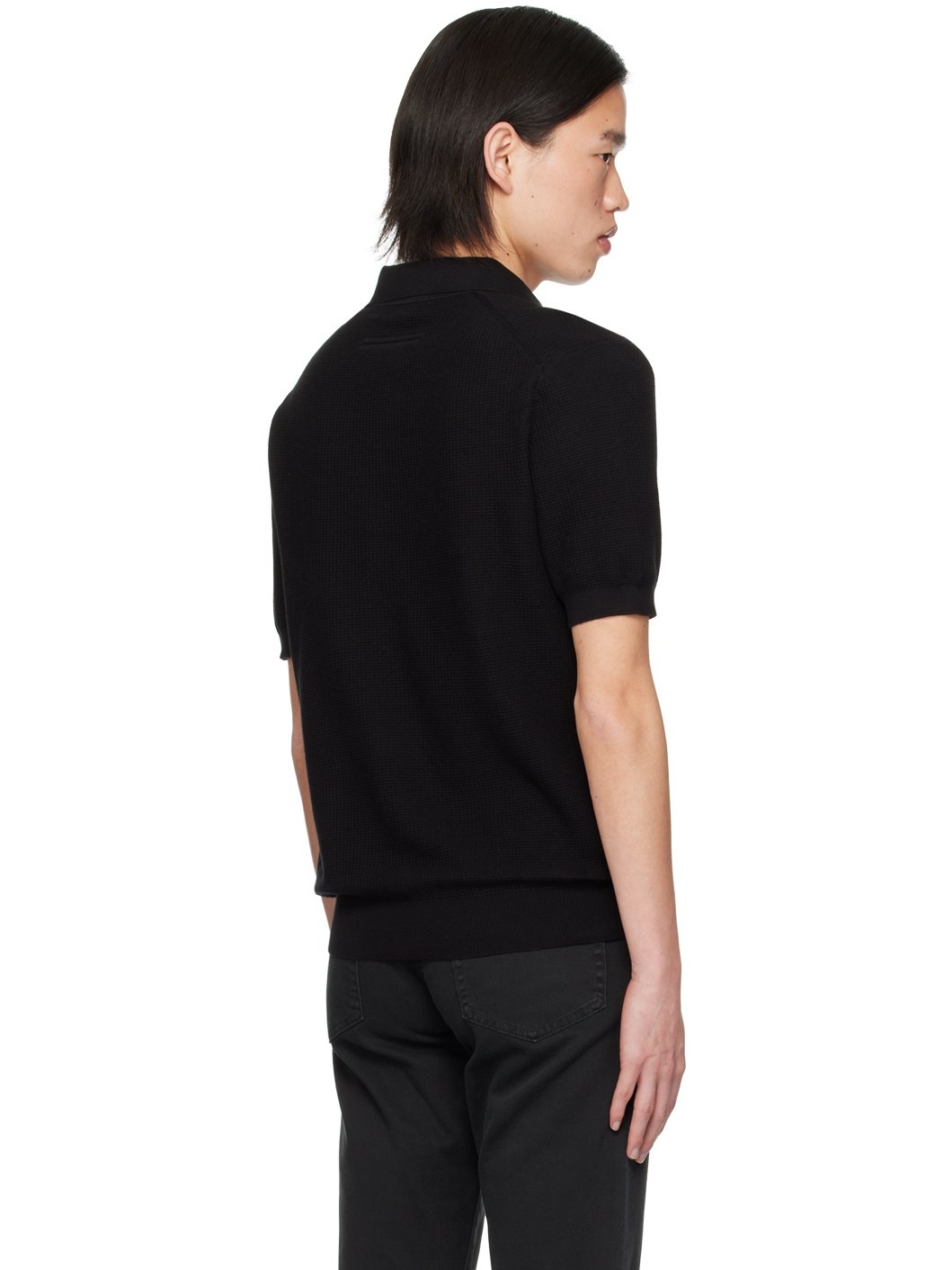 Black Rib Polo - 3