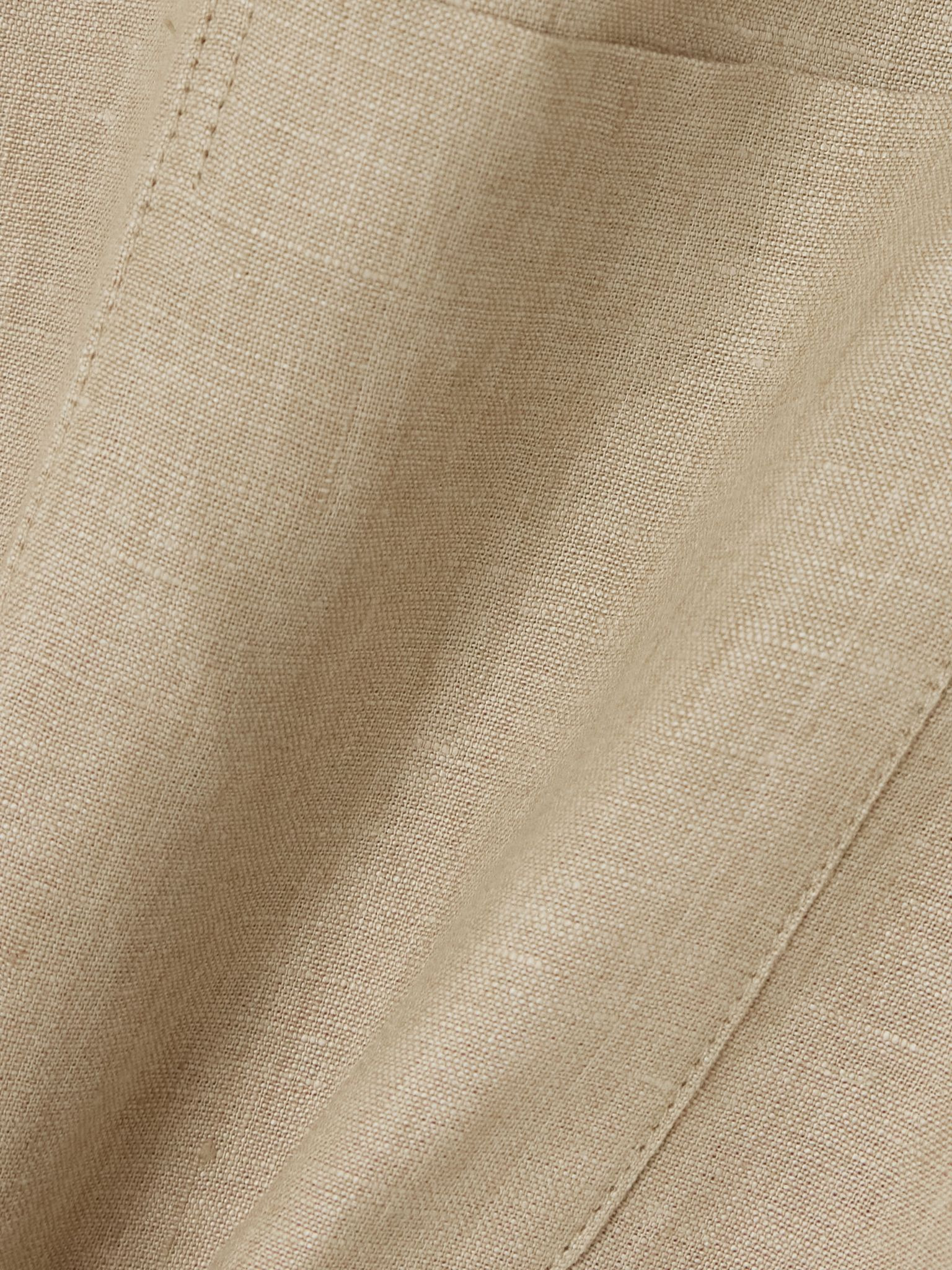 Linen shirt Beige - 5