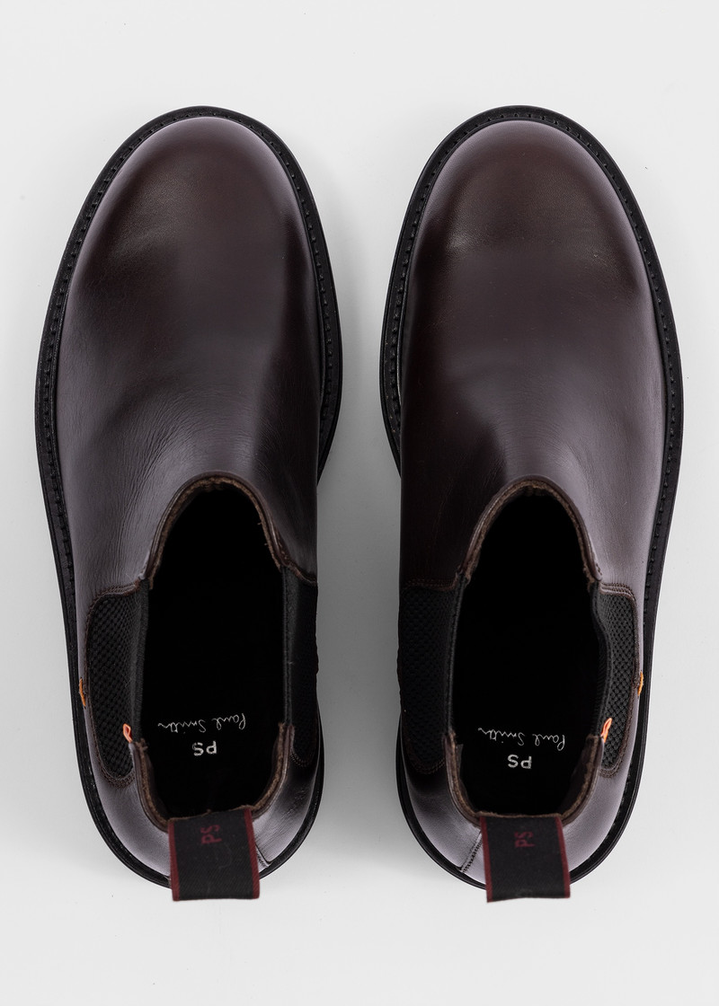 Dark Brown Leather 'Xenon' Boots 5