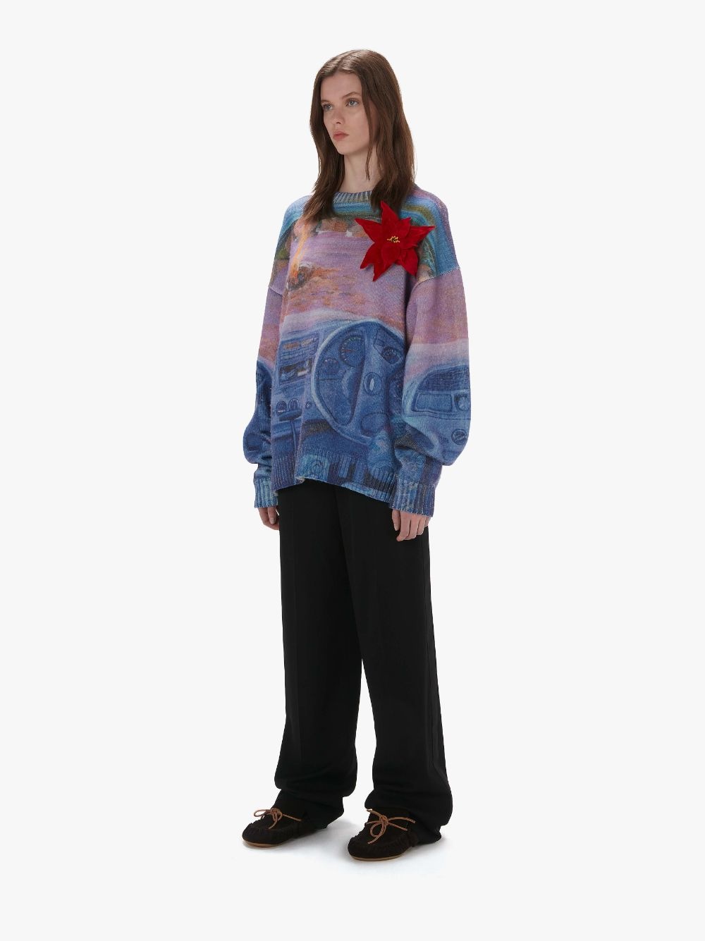 PRINTED SWEATER - 4