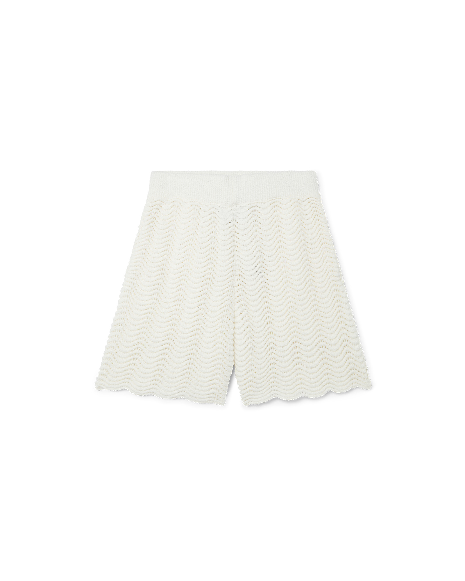 Wavy Gradient Crochet Shorts - 2