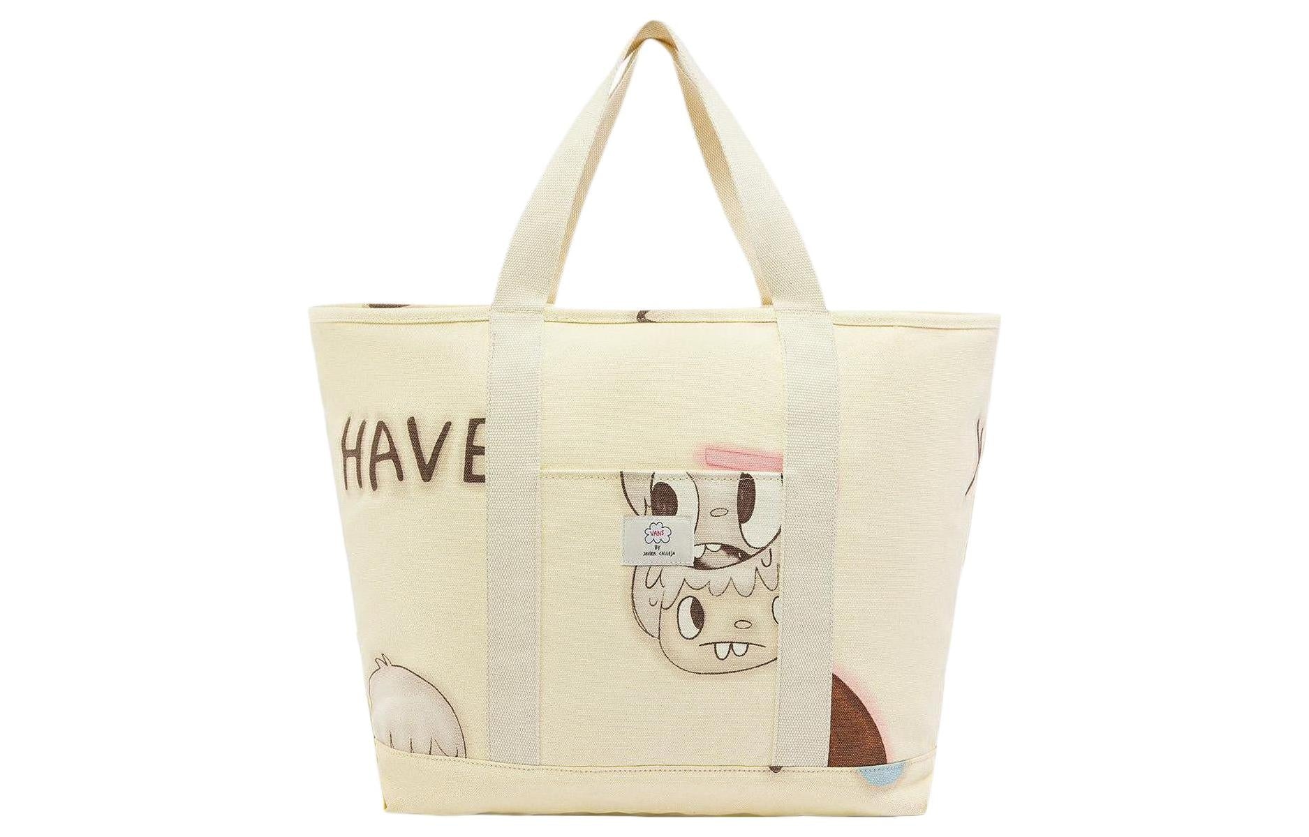 Vans x Javier Calleja Tote Bag 'White Multi-Color' VN0A5KFV3KS - 4