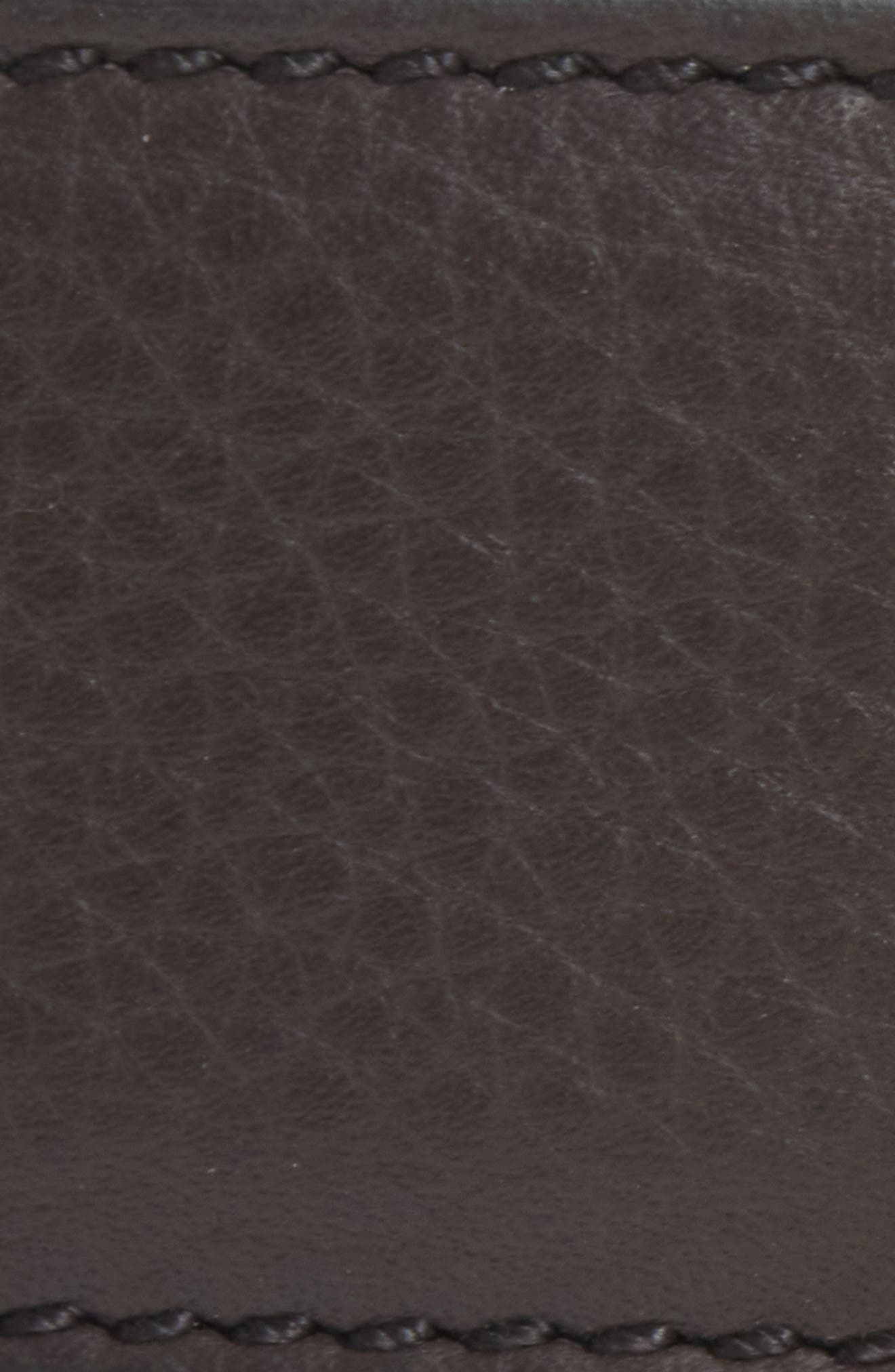 TOM FORD Framed T Buckle Reversible Soft Grain Leather Belt in Brown /Black at Nordstrom - 2