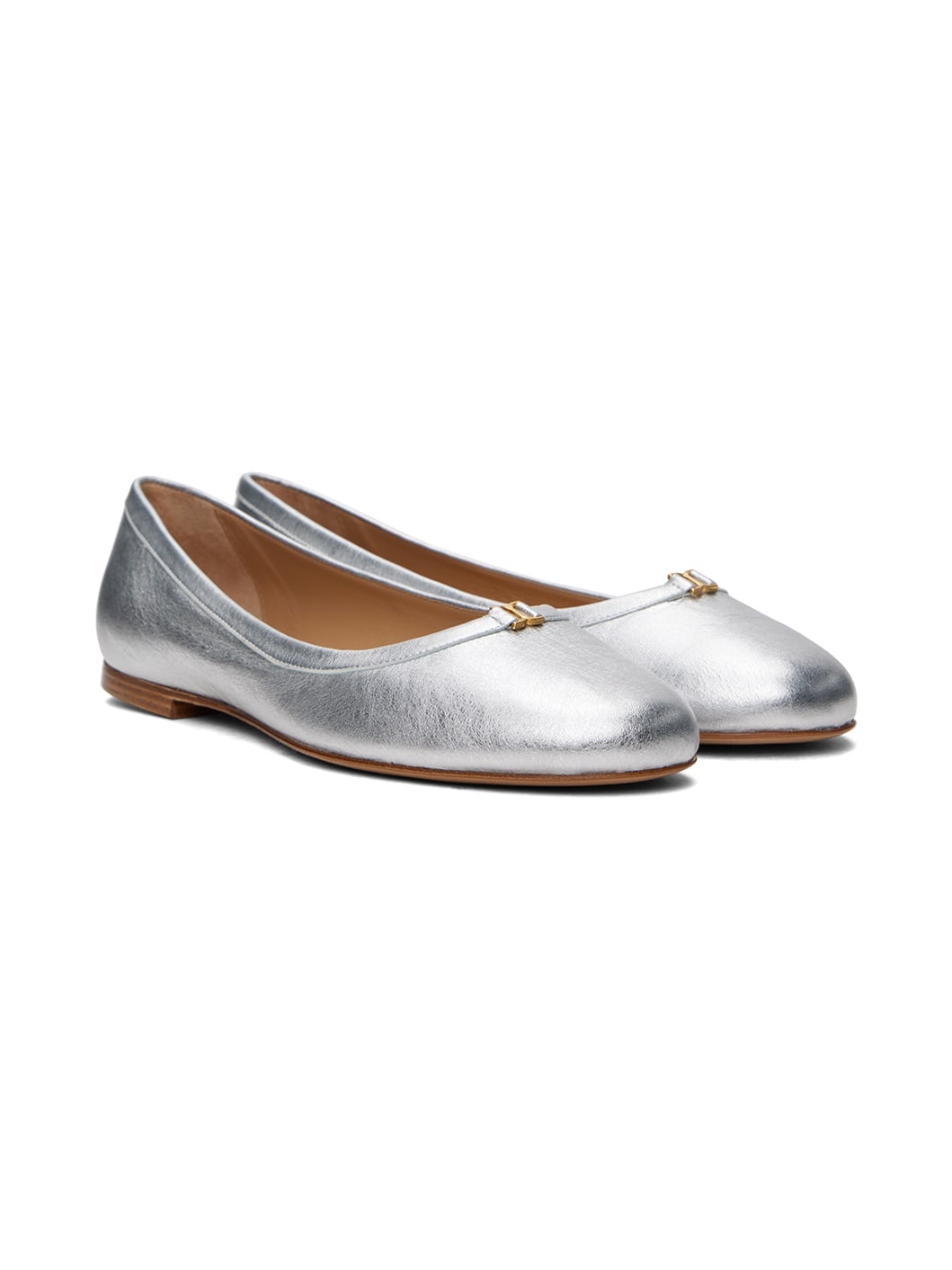 Silver Marcie Ballerina Flats - 4