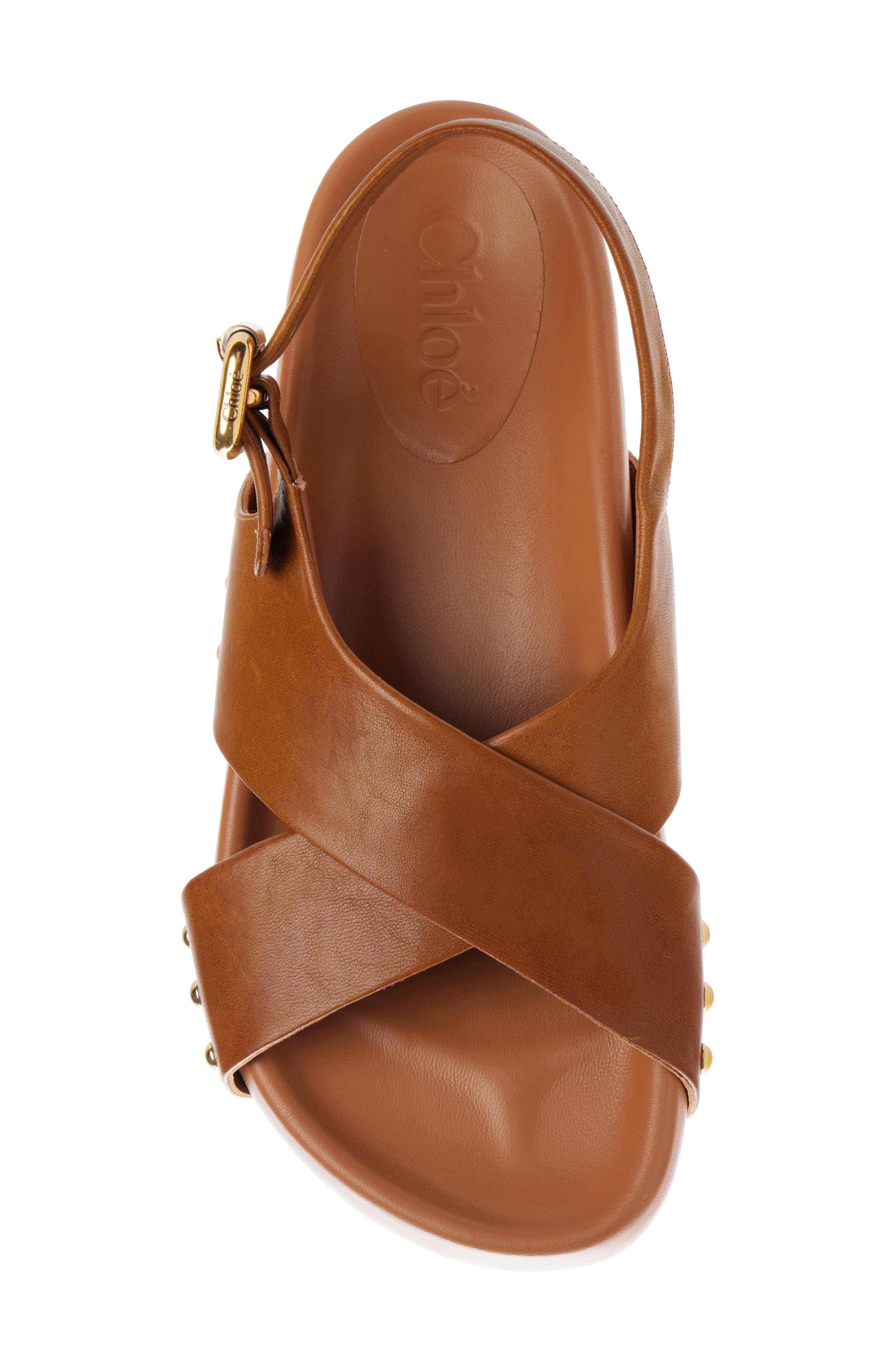 Chloé Mae Paddington Sandal in Ginger Brown at Nordstrom - 4