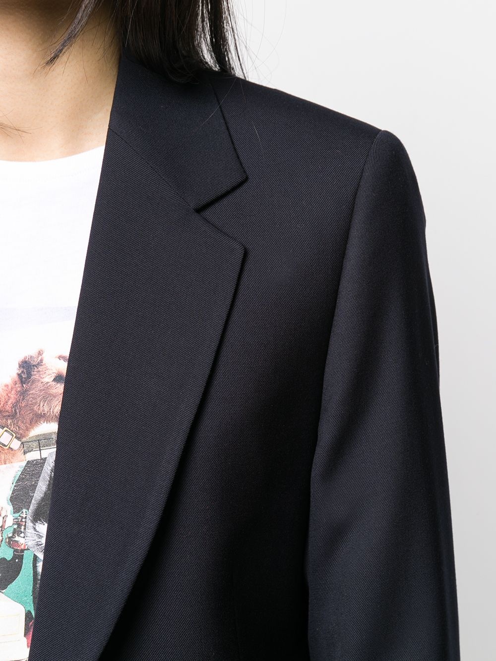 peaked lapel blazer - 5