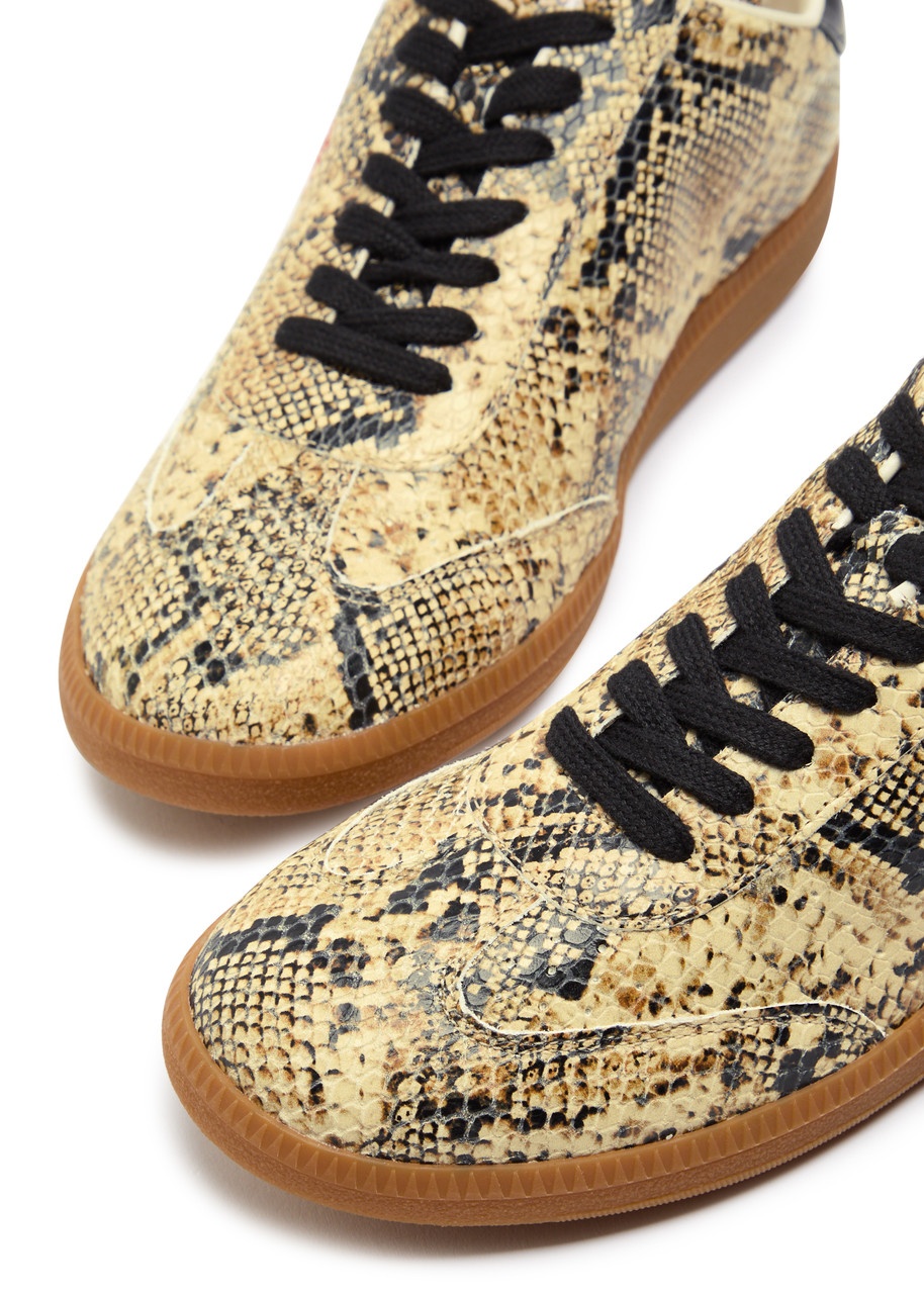 Isabel Marant étoile Kaycee Snake-print Leather Sneakers - 3