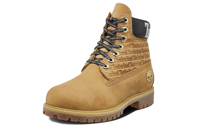 Timberland 6-Inch Premium Logo Wide-Fit Boots 'Wheat Nubuck' A1TUU - 2
