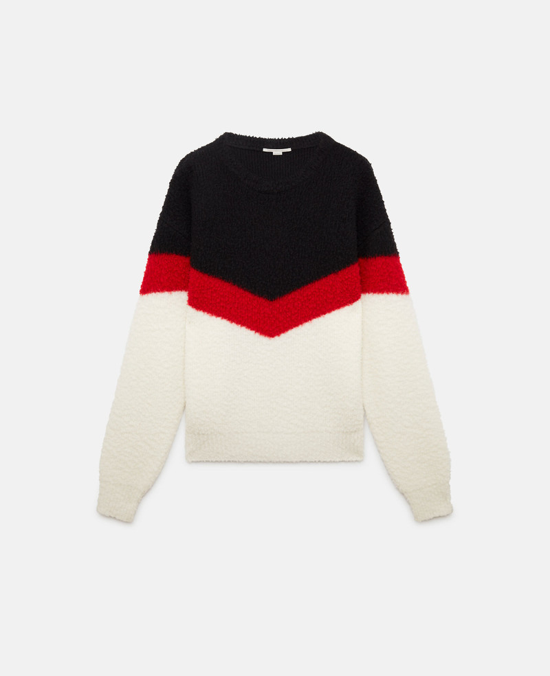 Chevron Stripe Cape Jumper - 1