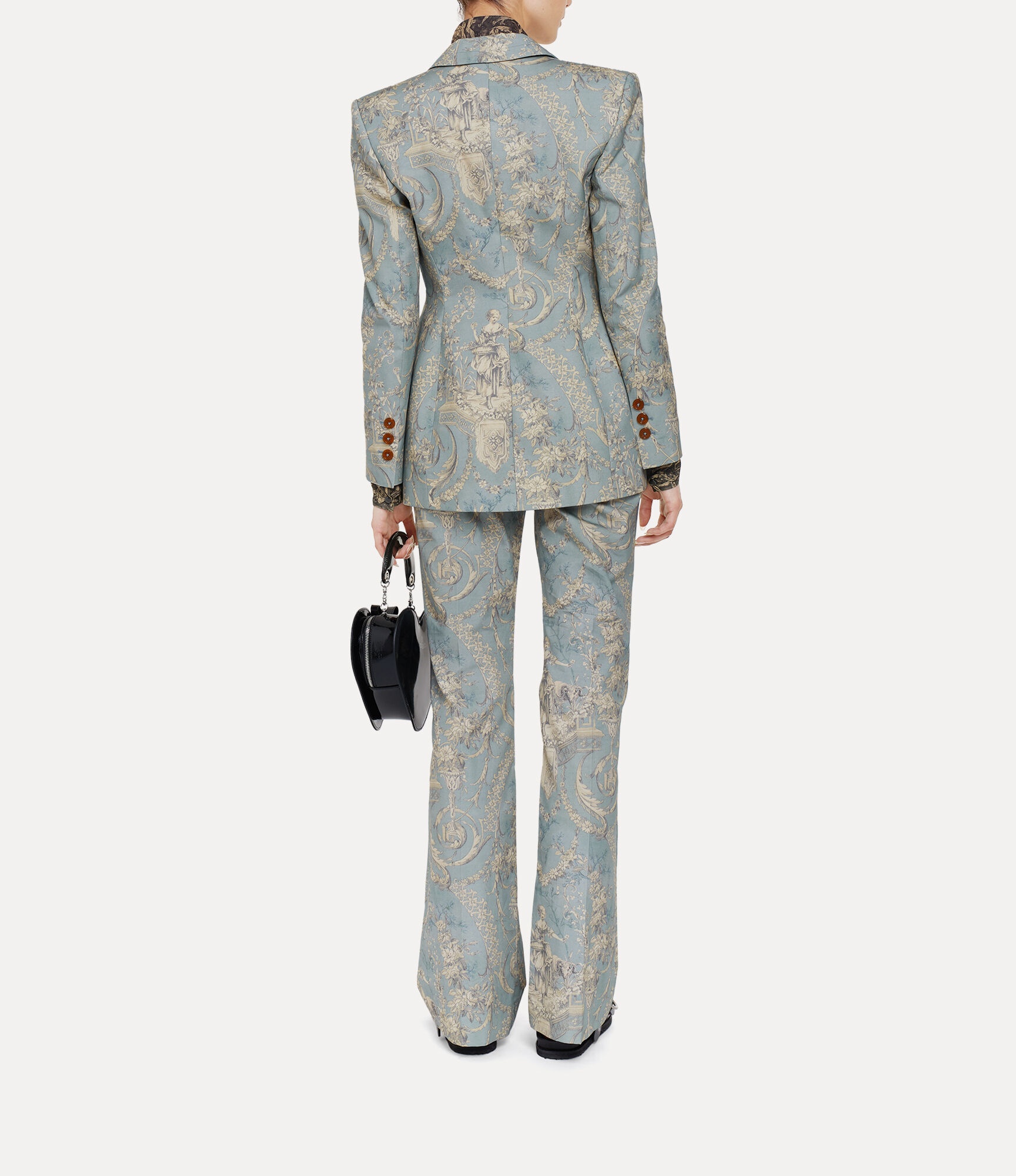 【送料&関税込】Vivienne Westwood Jacket lauren Lauren toile de Jouy cotton jacket in blue - Vivienne