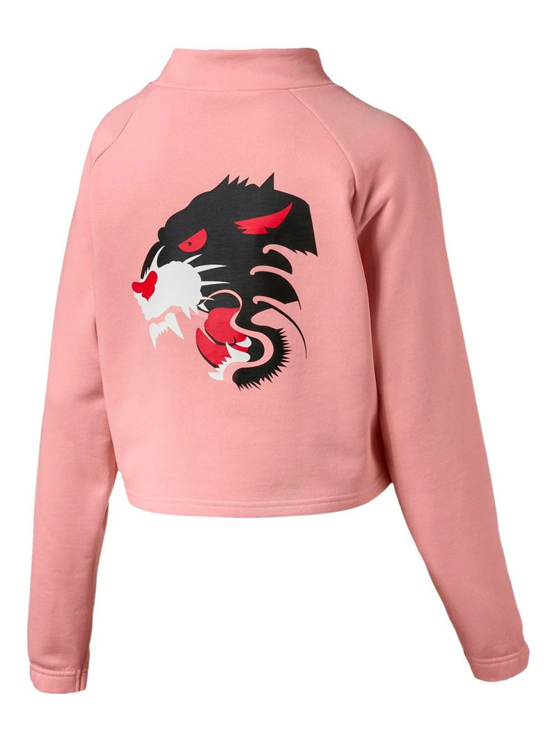 PUMA cropped crew swaeter outlook