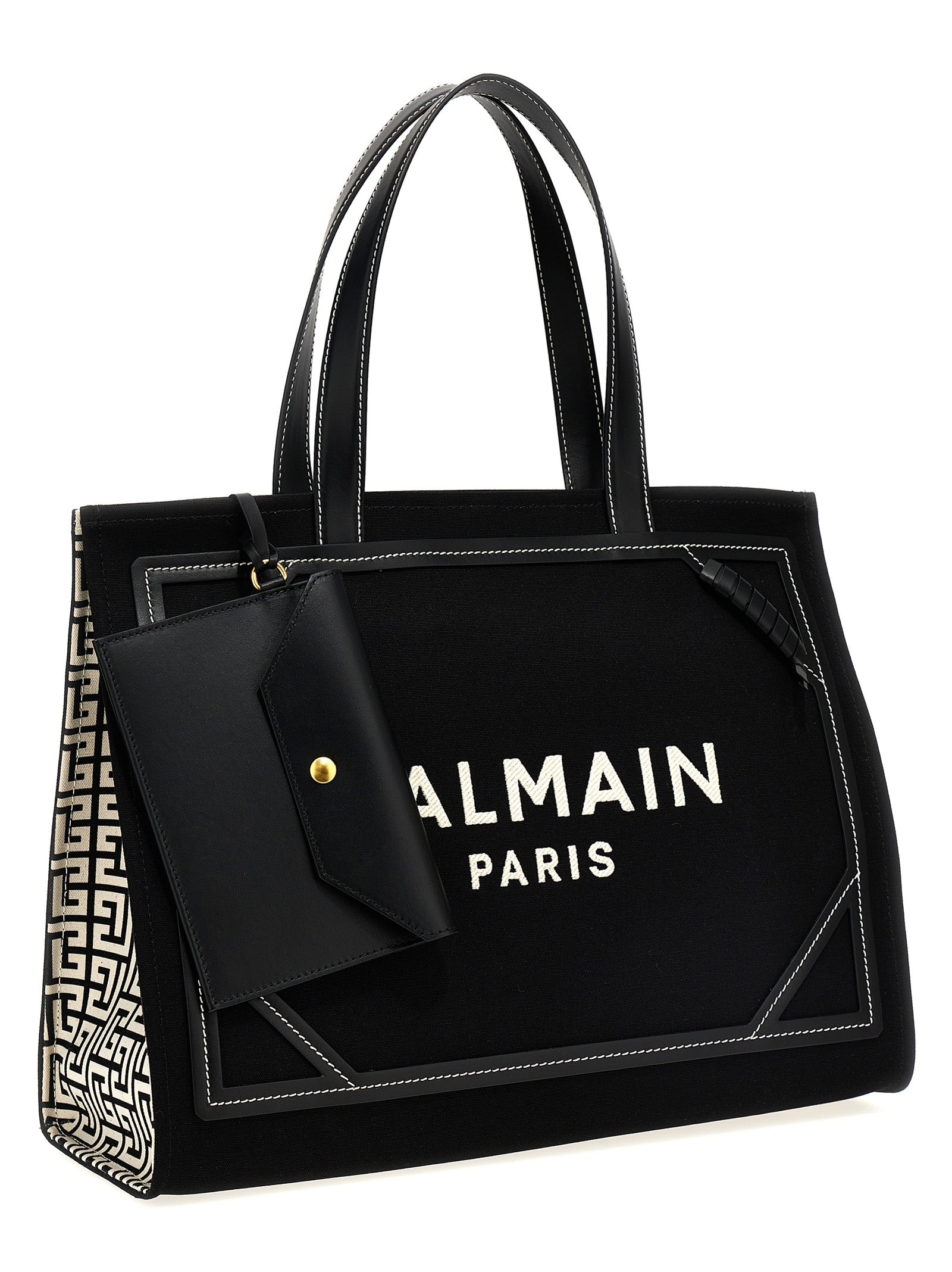 Balmain 'B Army Medium' Shopping Bag - 3