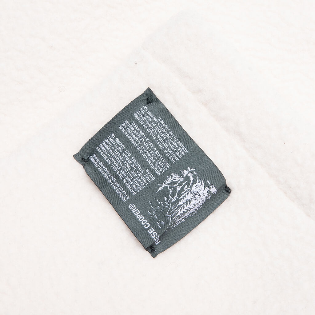 CROPPED SHERPA FLEECE - CREAM - 5