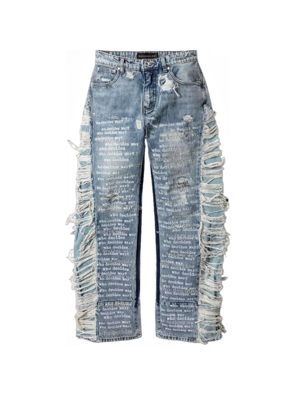 Scripture distressed jeans - 1