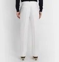 Tapered Pleated Linen Trousers - 11