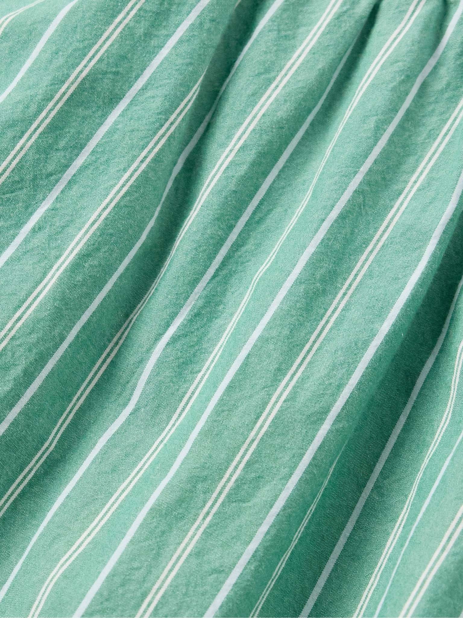 Zindel Straight-Leg Striped Cotton Shorts - 5