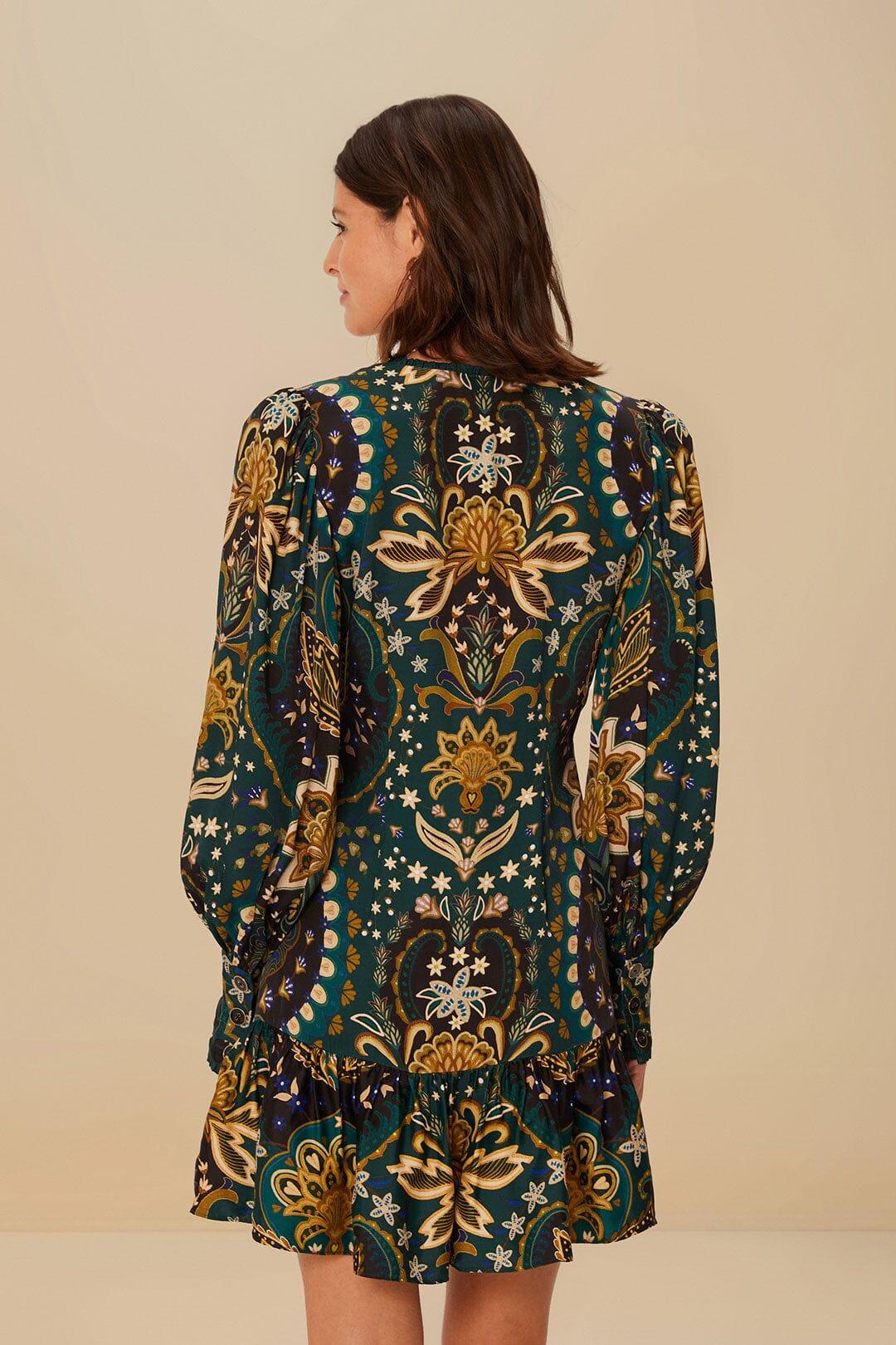 Black Jaipur Lenzing™ Ecovero™ Viscose Mini Dress - 3