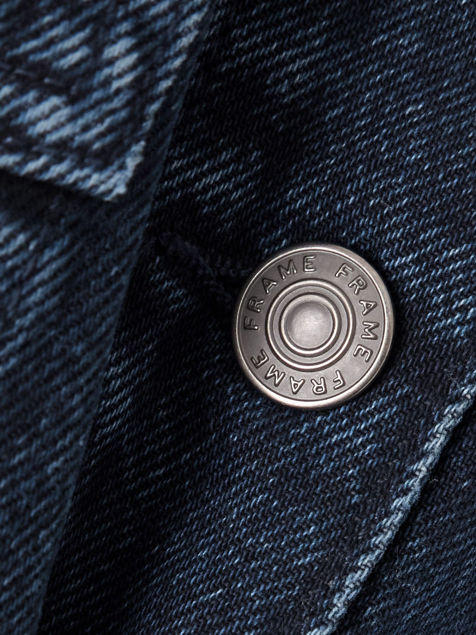 Sharp denim jacket Dark denim - 4
