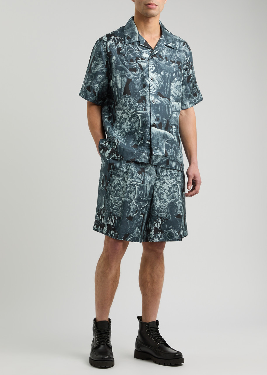 Givenchy Printed Silk-twill Shirts - 4