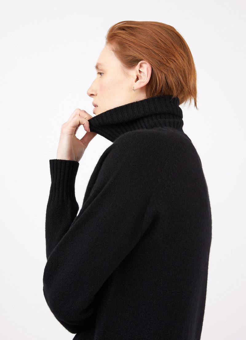 Sunspel Lambswool Roll Neck Dress outlook