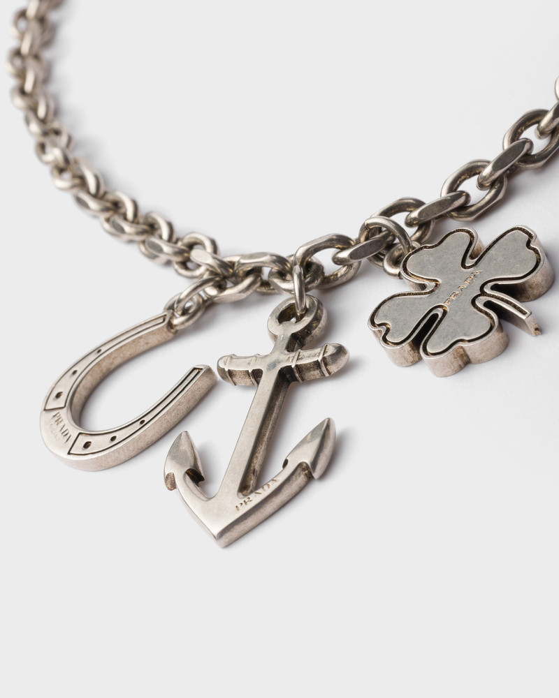 Prada Metal pendant necklace outlook
