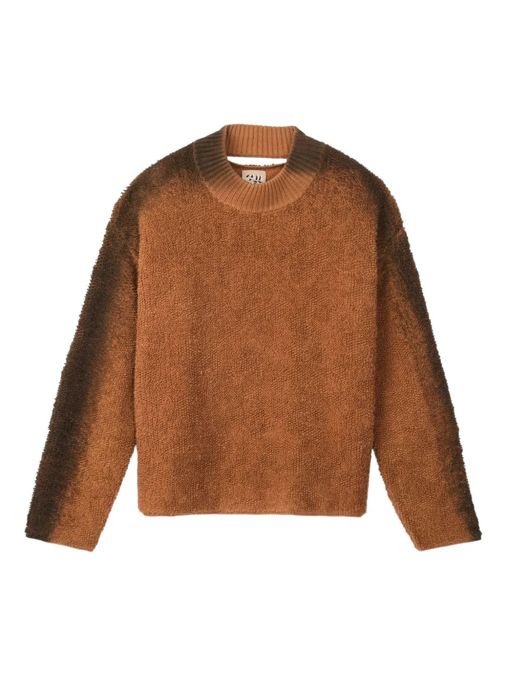 ombre-effect merino-wool sweater - 1