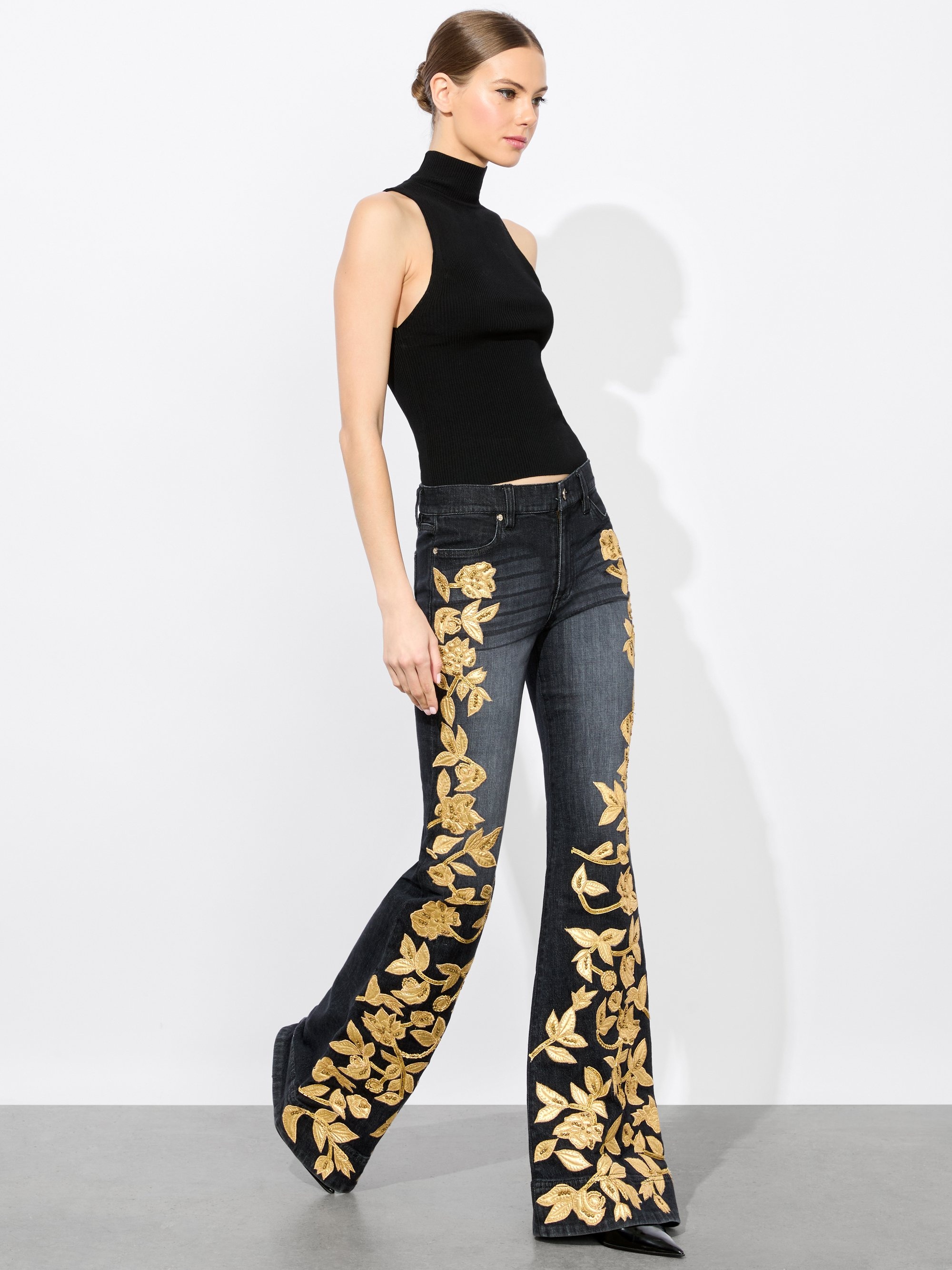 SB EMBELLISHED BELL JEAN - 6