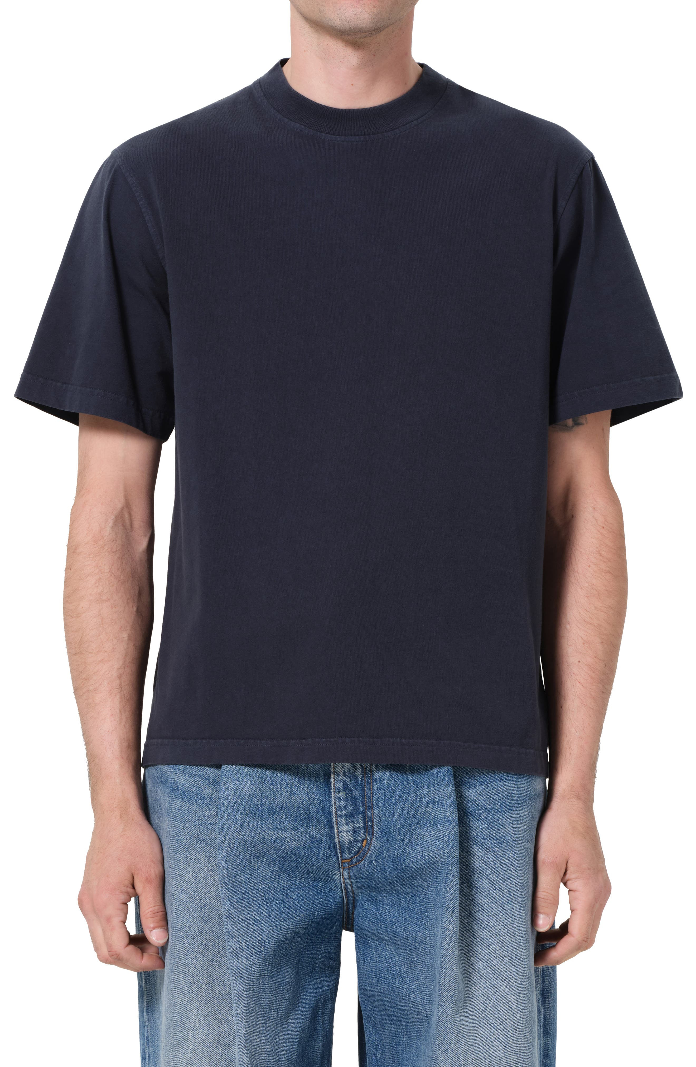 AGOLDE Asha Oversize Mock Neck T-Shirt in Lyon at Nordstrom - 1